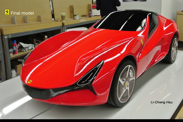 مصمم سيارات فيراري يفكر بطريقة غير تقليدية للتصميم التجريبي لسيارة فيراري جراند تورير بالصور 5